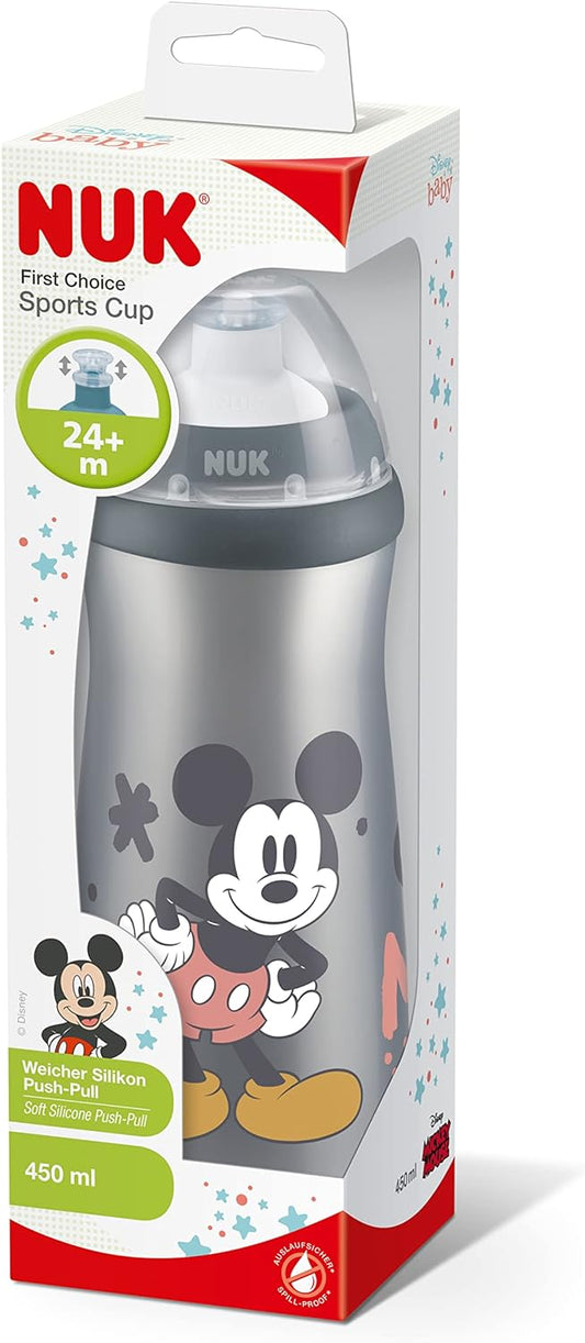 Sports cup mickey +24 meses Silicona de 450 ml