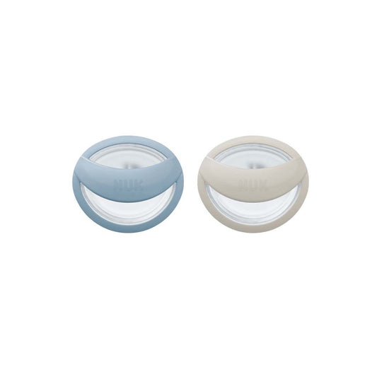 Chupete Nuk mommyfeel Azul&Gris Pack de 2 Unids.