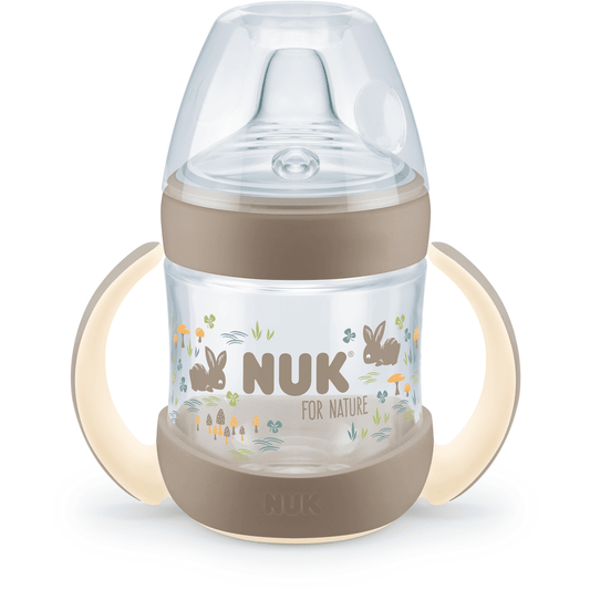 NUK for Nature Biberón Entrena +6 meses Silicona de 150 ML